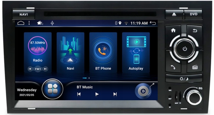 RADIO ANDROID AUDI A4 S4 RS4 B6 B7 SEAT EXEO DSP