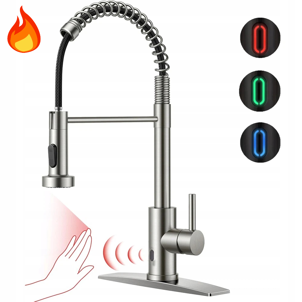 Kuchyňská Stojánková Dřezová Baterie S Flexibilním Výtokem