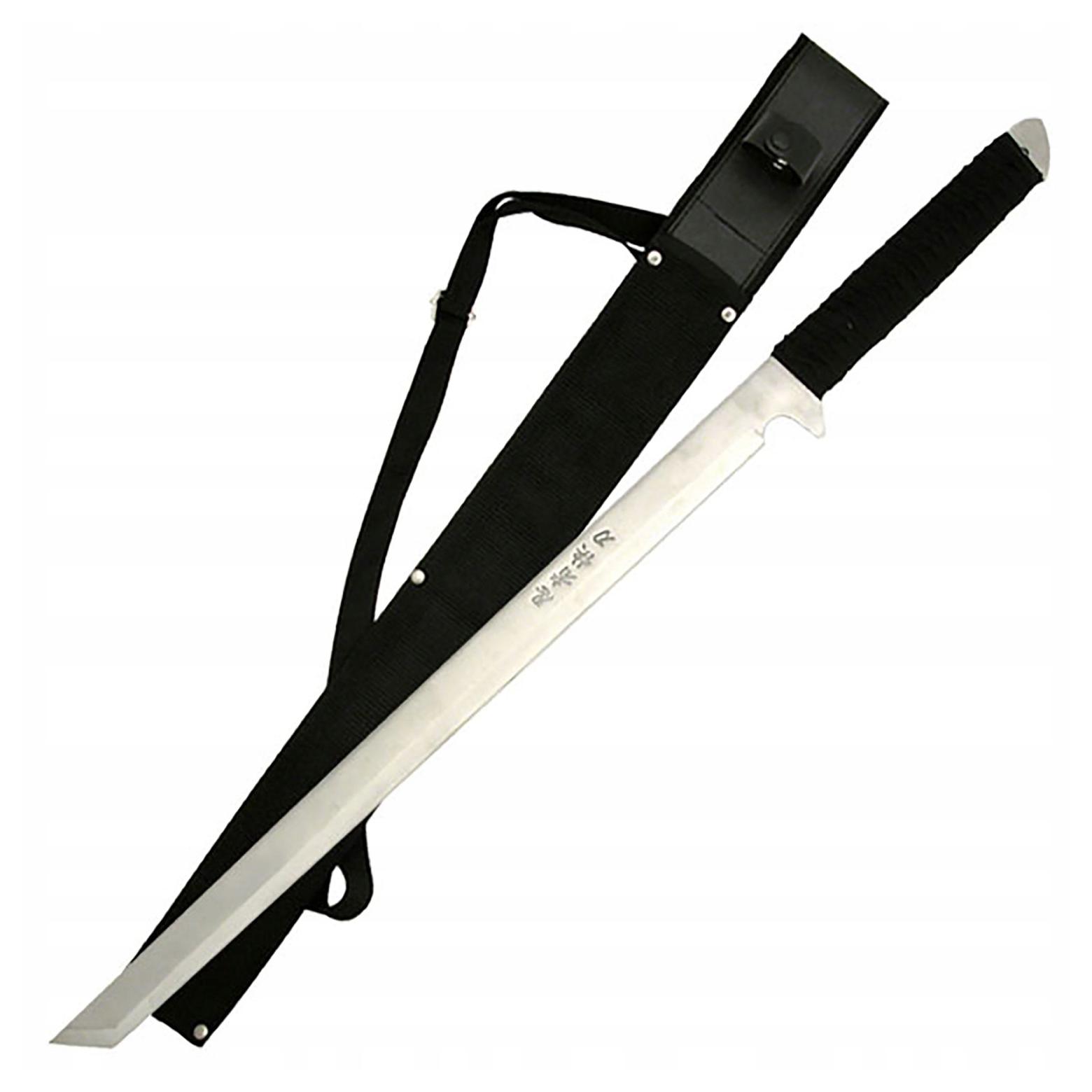 Velký meč Katana Ninja Tréninkový s pouzdrem 71 cm D120 Ostrý a nebezpečný