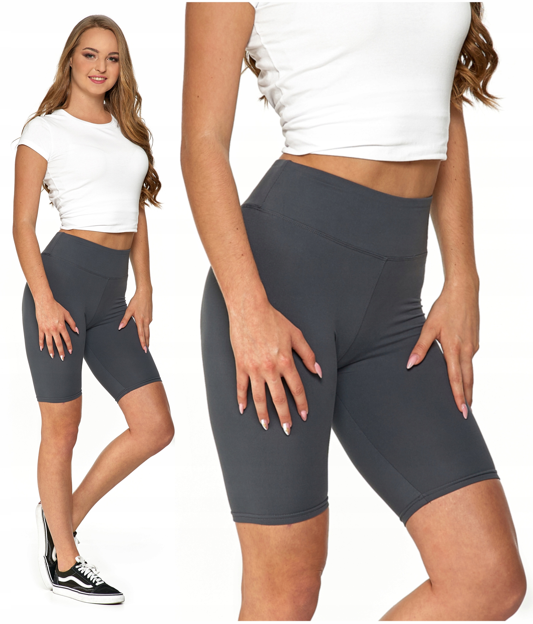 

Legginsy Kolarki Wysoki Stan Kryjące Moraj L/XL