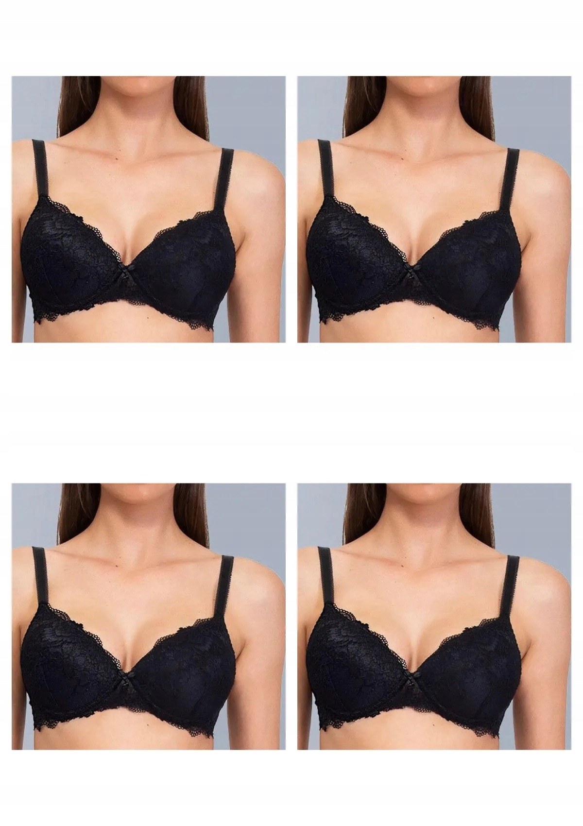 Sielei Wonder Lace 2446 podprsenka 4 ks černá 75B