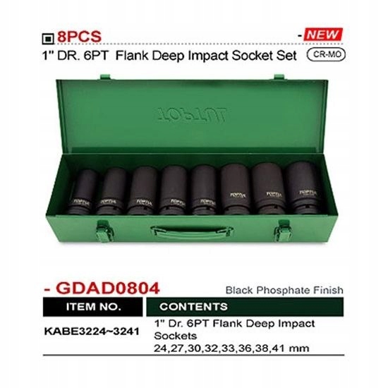 Sada náradia Toptul GDAD0804