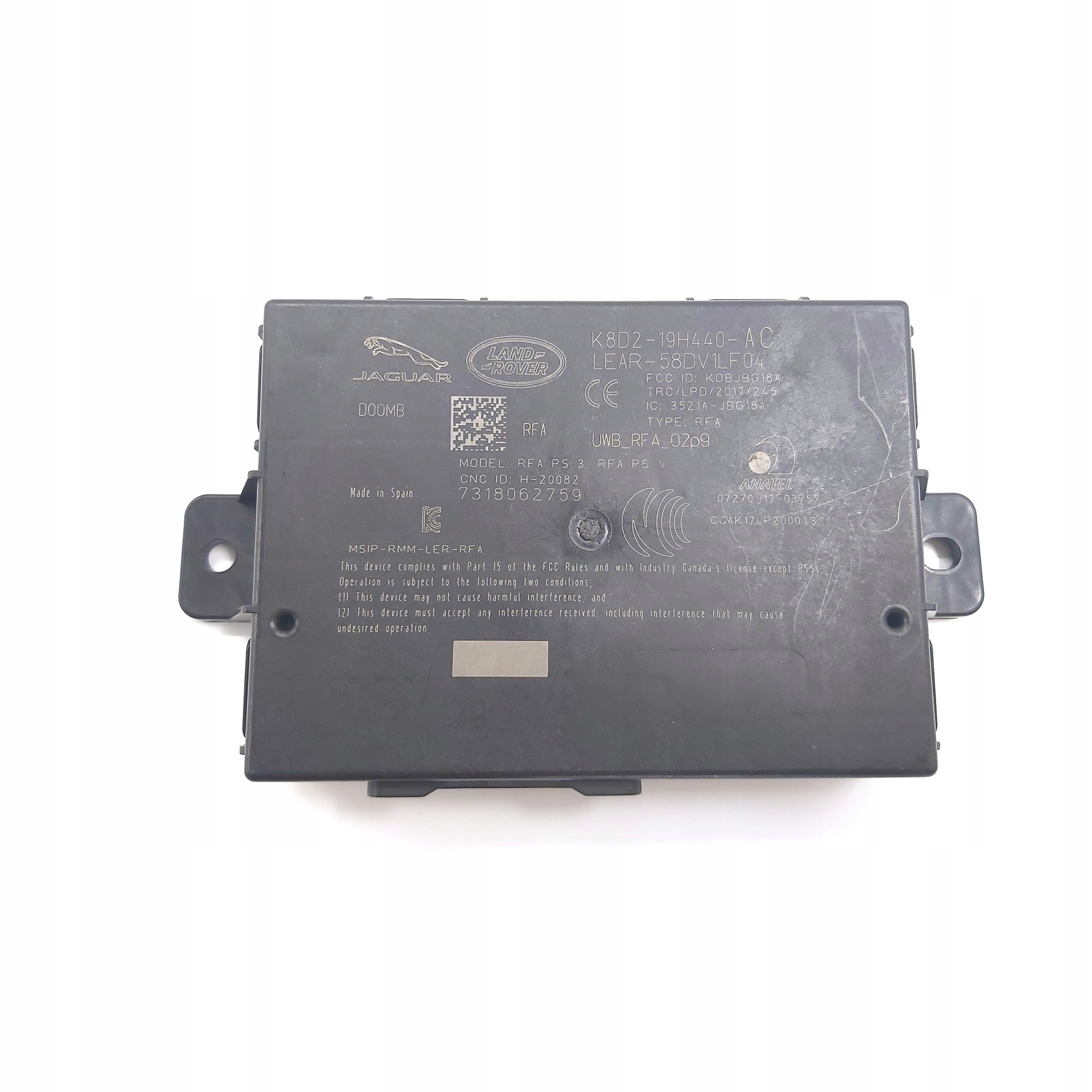 МОДУЛЬ СИСТЕМЫ БЕЗ КЛЮЧА K8d2-19h440-AC