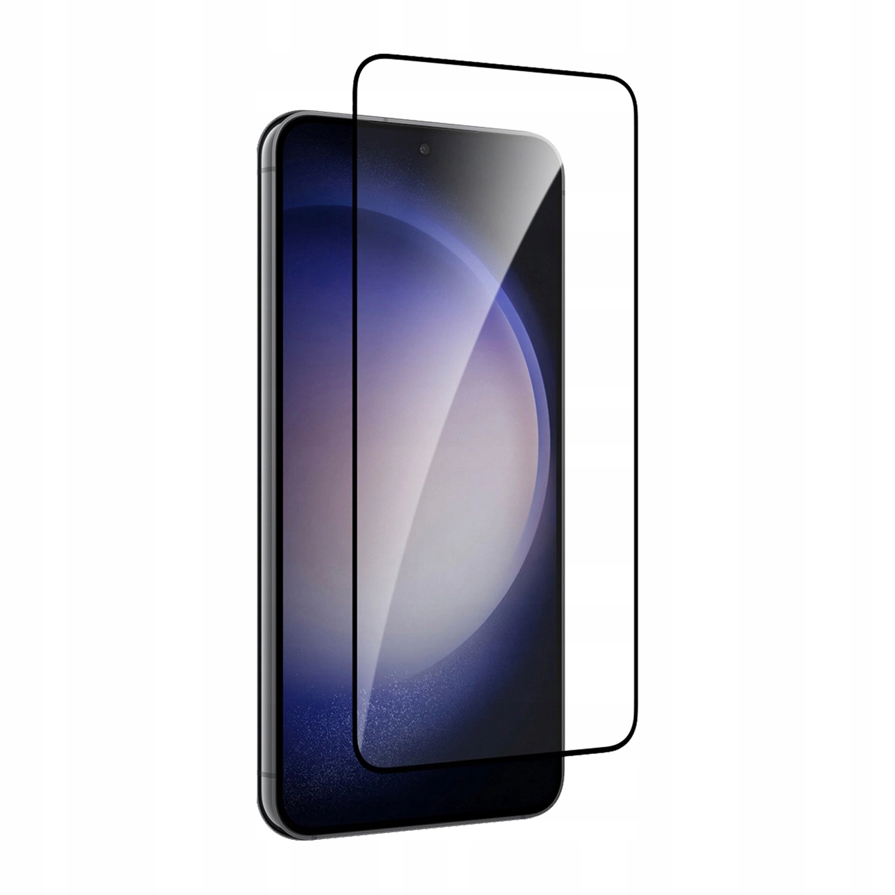 Szkło hartowane Puro Frame Tempered Glass z czarną ramką do Samsung S25