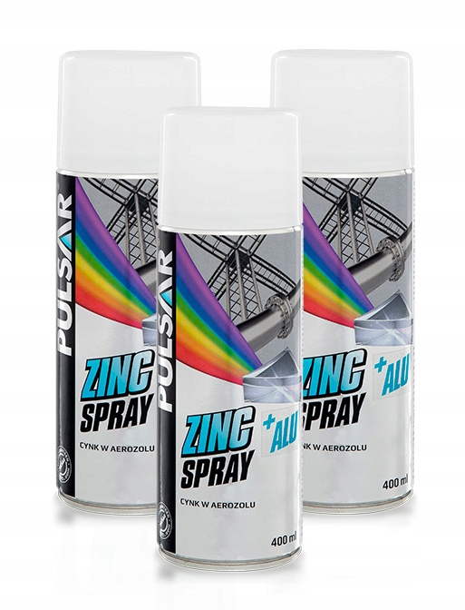 

Pulsar Cynk Aluminium W Sprayu Ocynk 400 ml x3