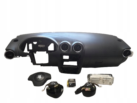 SEAT IBIZA 6L 02-08 KONSOLA DESKA PODUSZKI SENSOR AIRBAG PASY