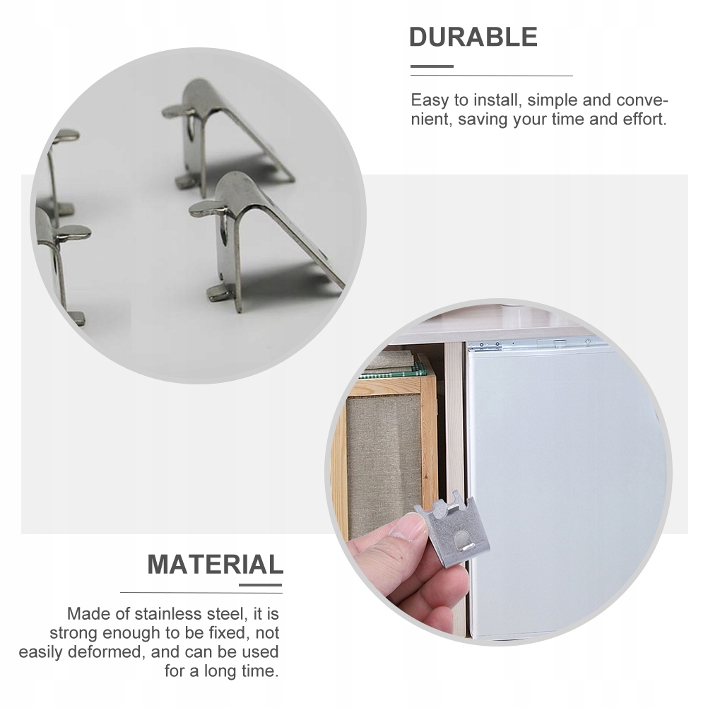 CLIP LODÓWKA PLASTIKOWE WSPORNIKI DO PÓŁEK Liczba elementów w zestawie 1 szt.