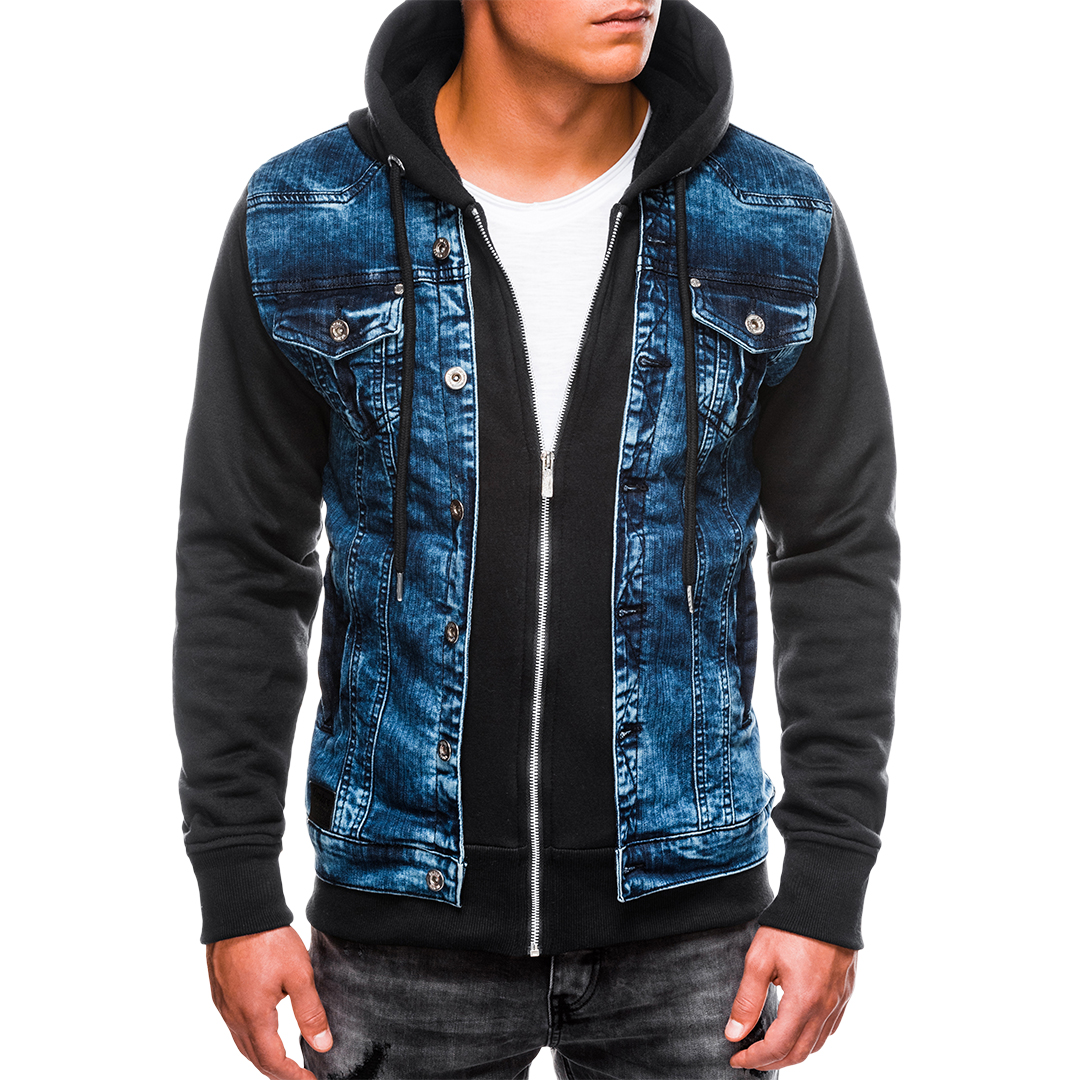 

Kurtka męska jeansowa bawełna C322 jeans cz S