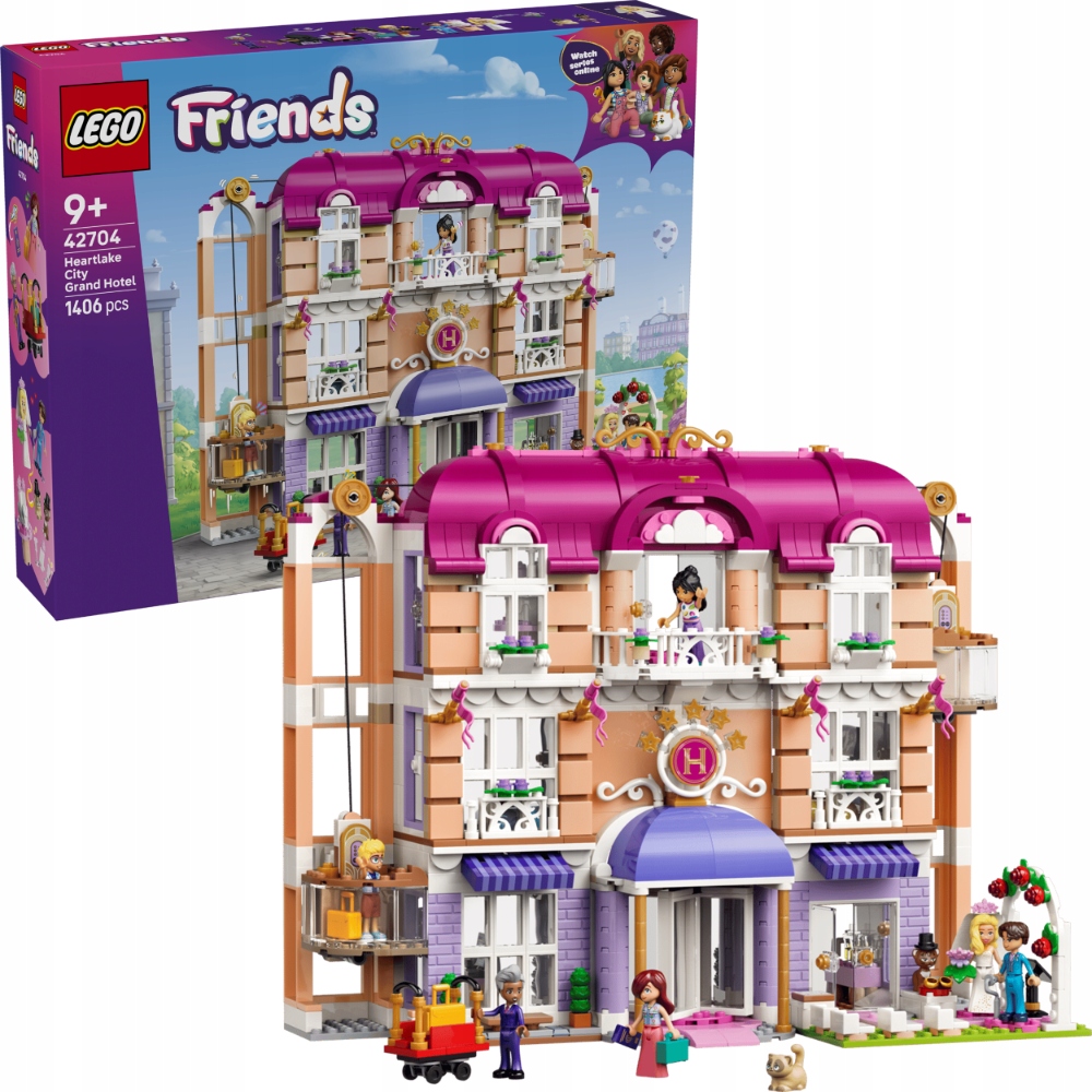 Lego Friends Grand Hotel ve městě Heartlake 42704
