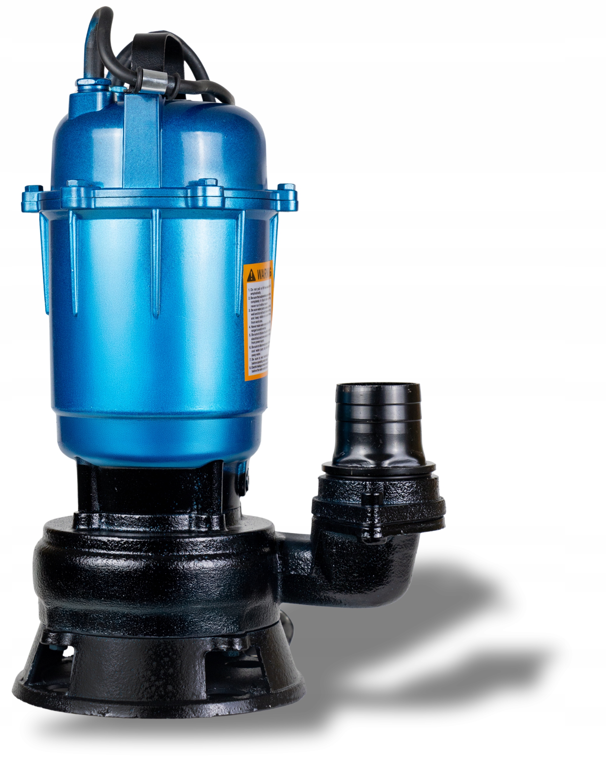 POMPA DO WYPOMPOWYWANIA WODY BRUDNEJ CZYSTEJ SZAMBA PŁYWAK + 4 ZŁĄCZKI Kod producenta POMPA DO SZAMBA Z ROZDRABNIACZEM MOCNA