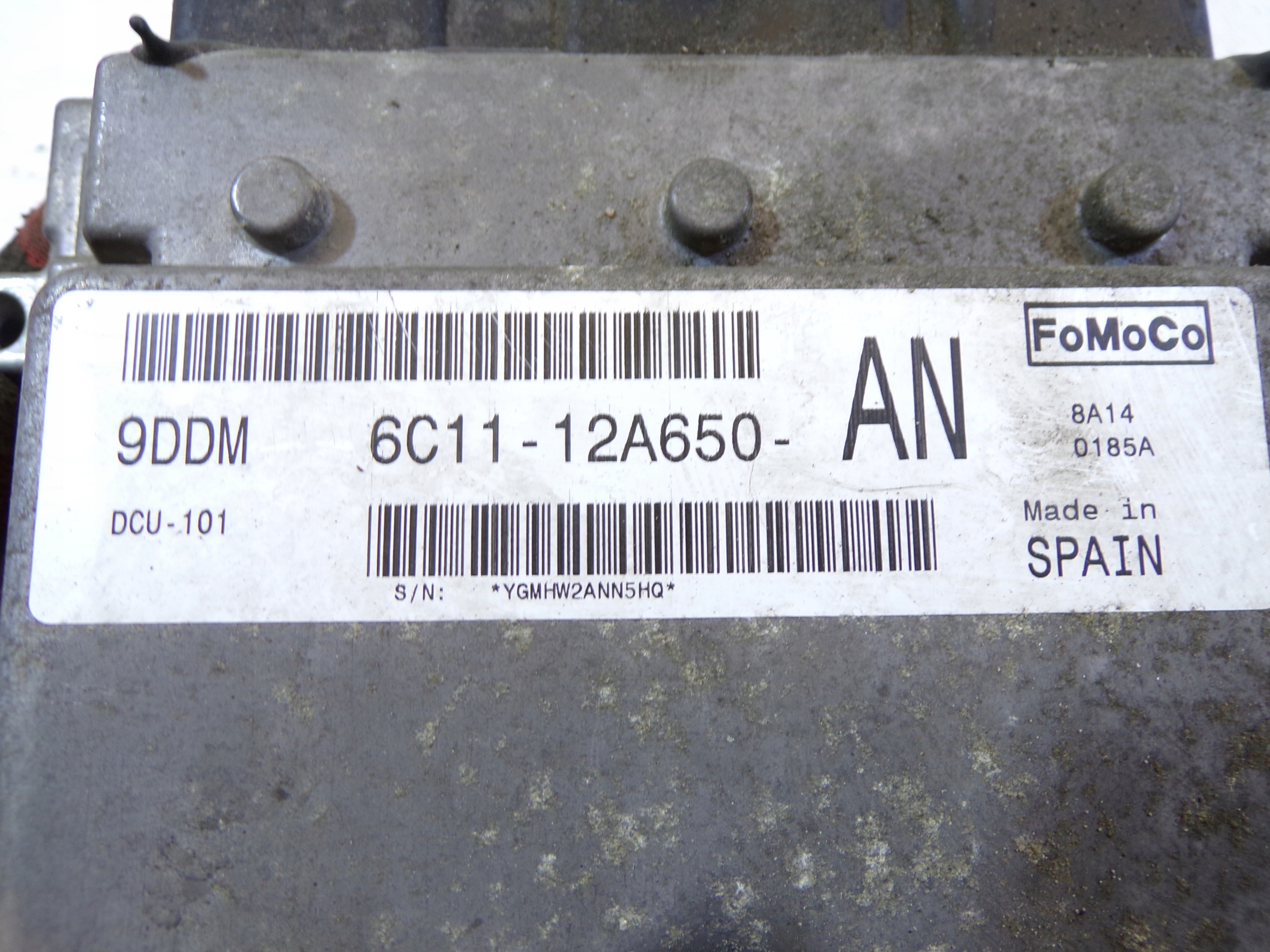 computer control unit of the engine FORD TRANSIT VII 7 2.2 / 2.4 TDCI 6C11-12A650 AN