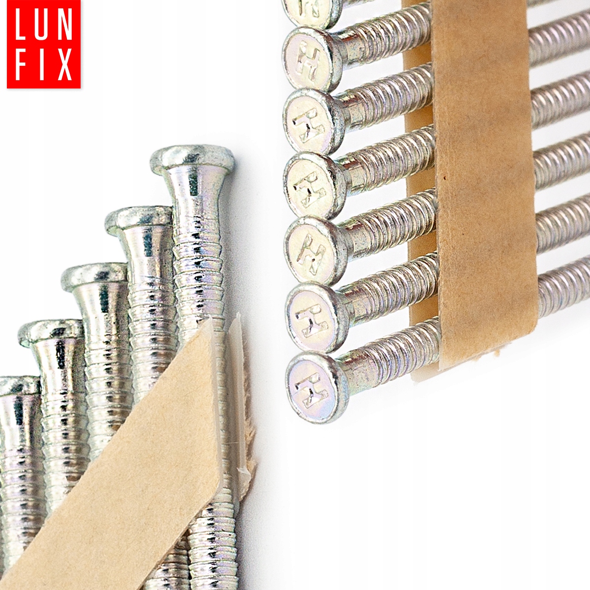 Gwoździe ANCHOR 4x50 mm taśmie GWOŹDZIARKI gazowa Marka Lun Fix