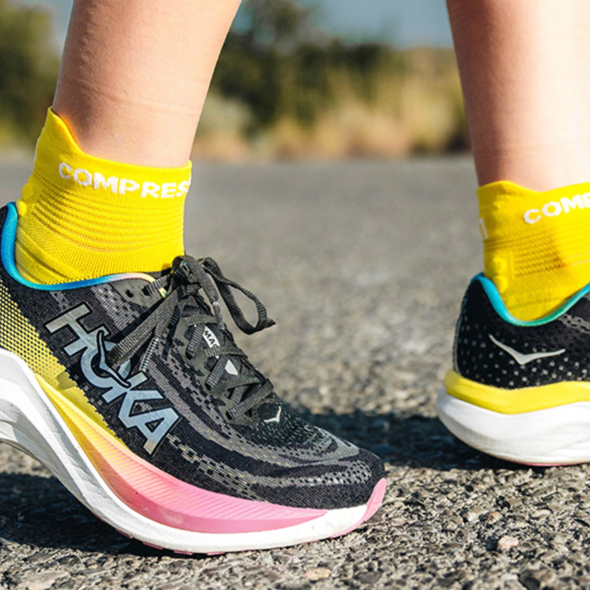 Skarpety do biegania COMPRESSPORT RUN LOW V4.0 Niskie za kostkę T2 Marka Compressport