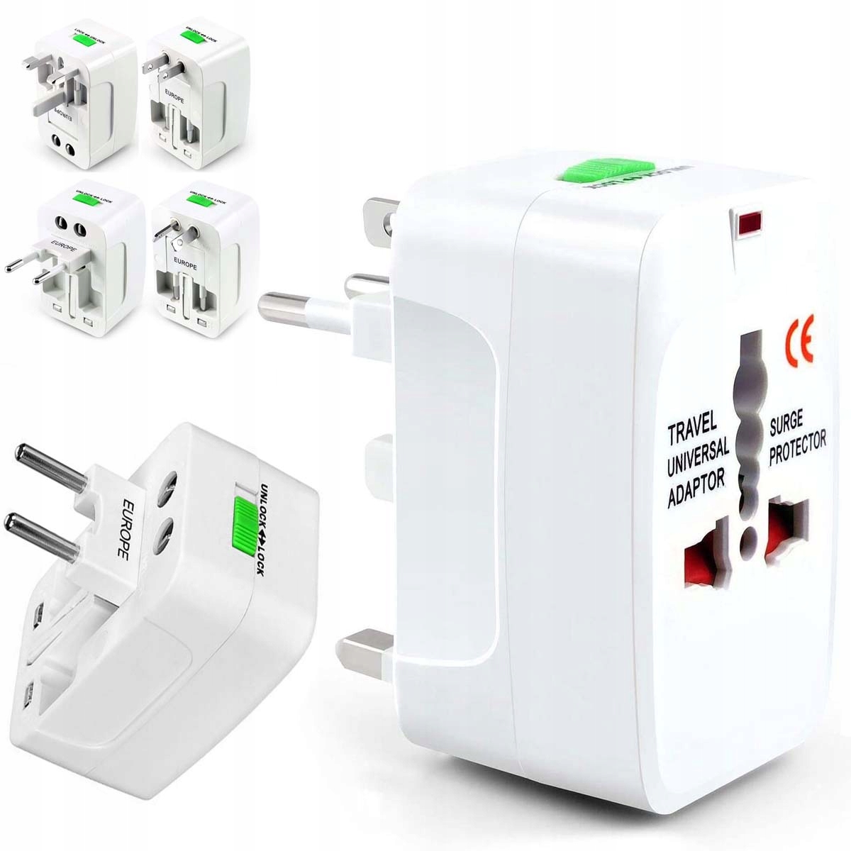 PRZEJŚCIÓWKA DO GNIAZDKA ADAPTER SIECIOWY PL USA UK EU CHINA PODROZNY