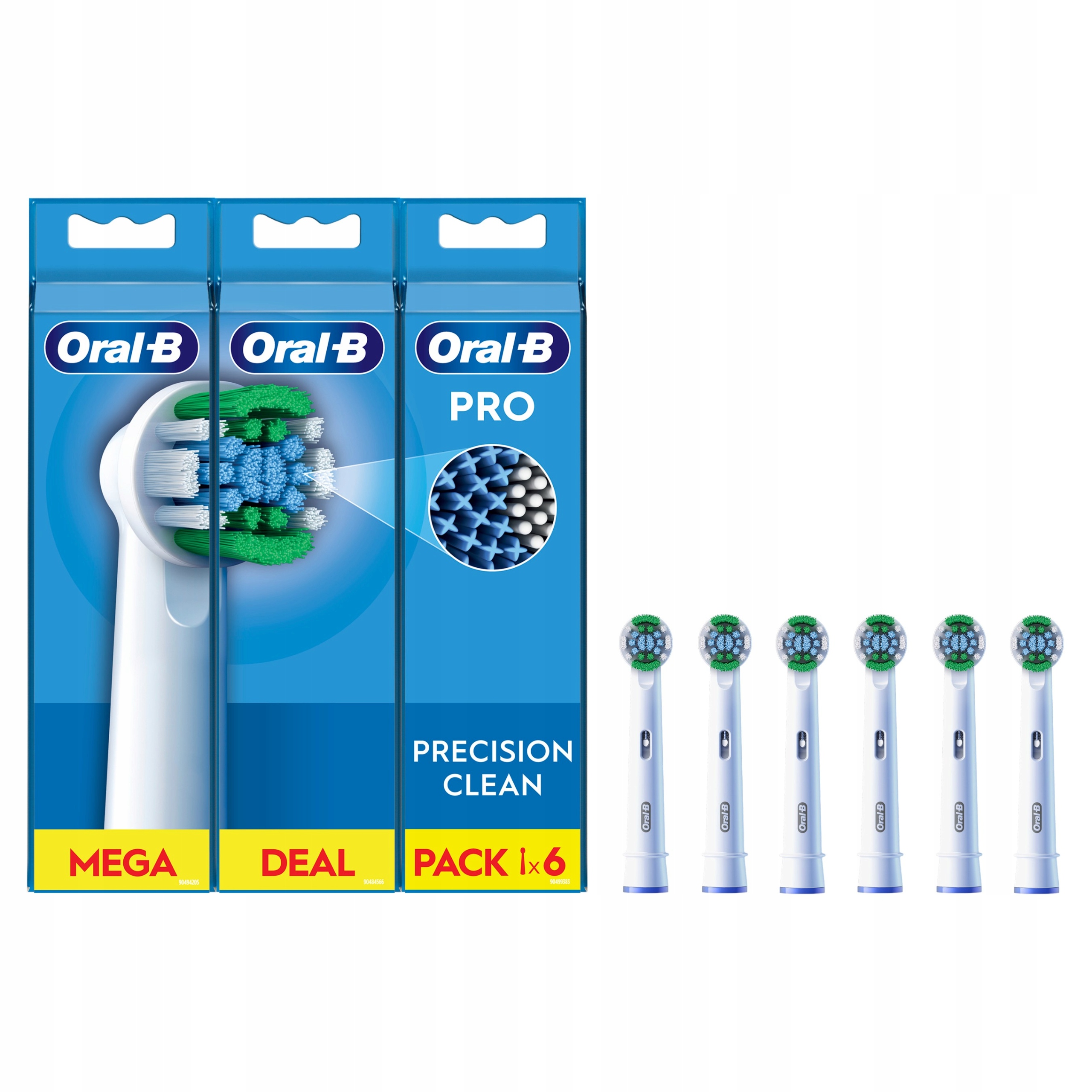 Oral-B końcówki Eb 20RX Precision Clean 6 szt. oryginalne