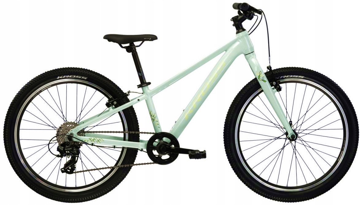 Kross Lea Jr 1.0 miętowy zielony Rozmiar Dos (12") 24" wzrost 130 150 cm