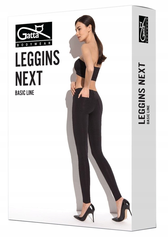 GATTA LEGINSY NEXT LEGGINS CZARNE S