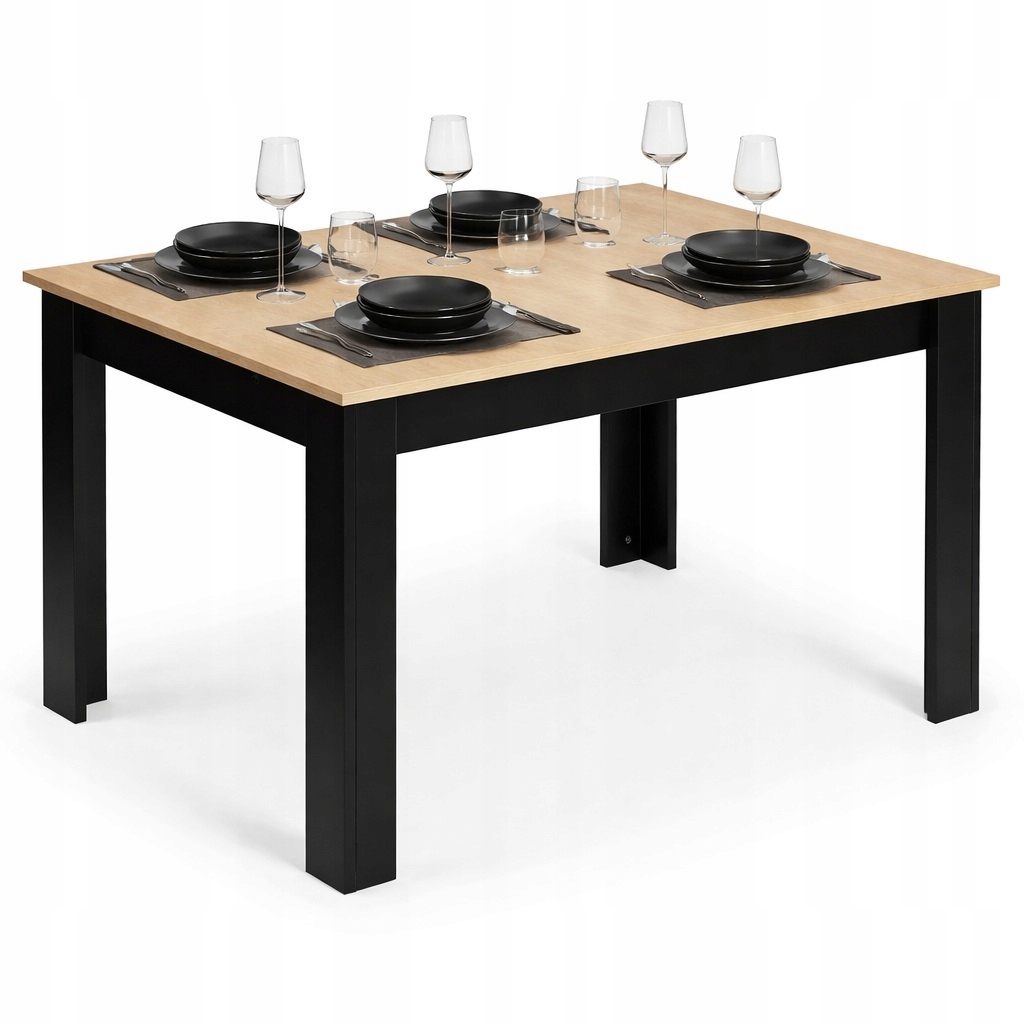 ModernHome TH-KT-16-1 Jedálenský stôl 120×80 cm, svetlý orech