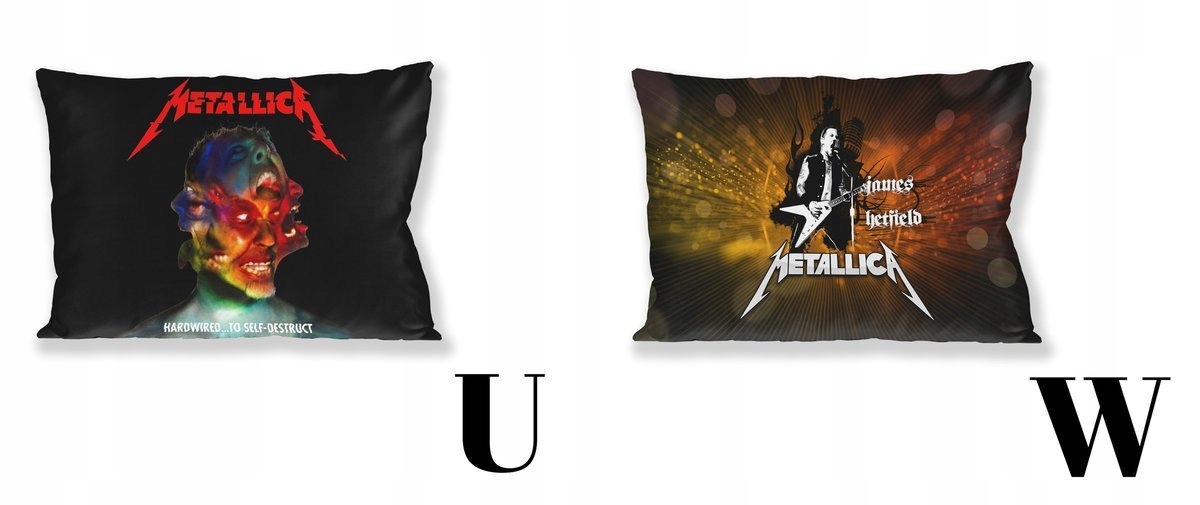 Poduszka METALLICA WZORY+Imię, PREZENT Rodzaj gadżetu muzyczny