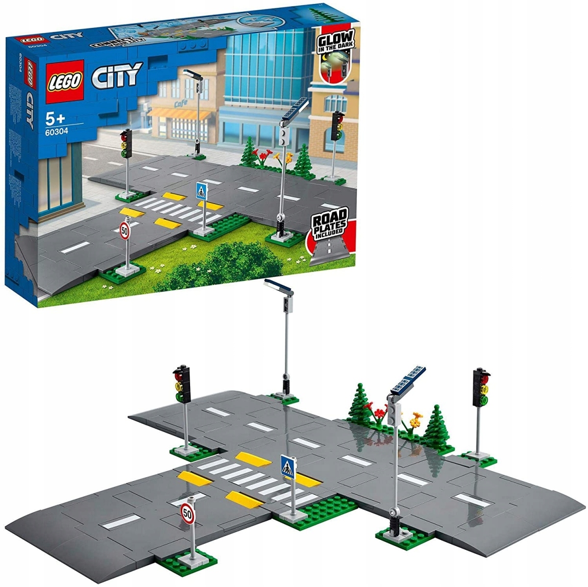 

Lego City 60304 Płyty Drogowe Ulica Skrzyżowanie