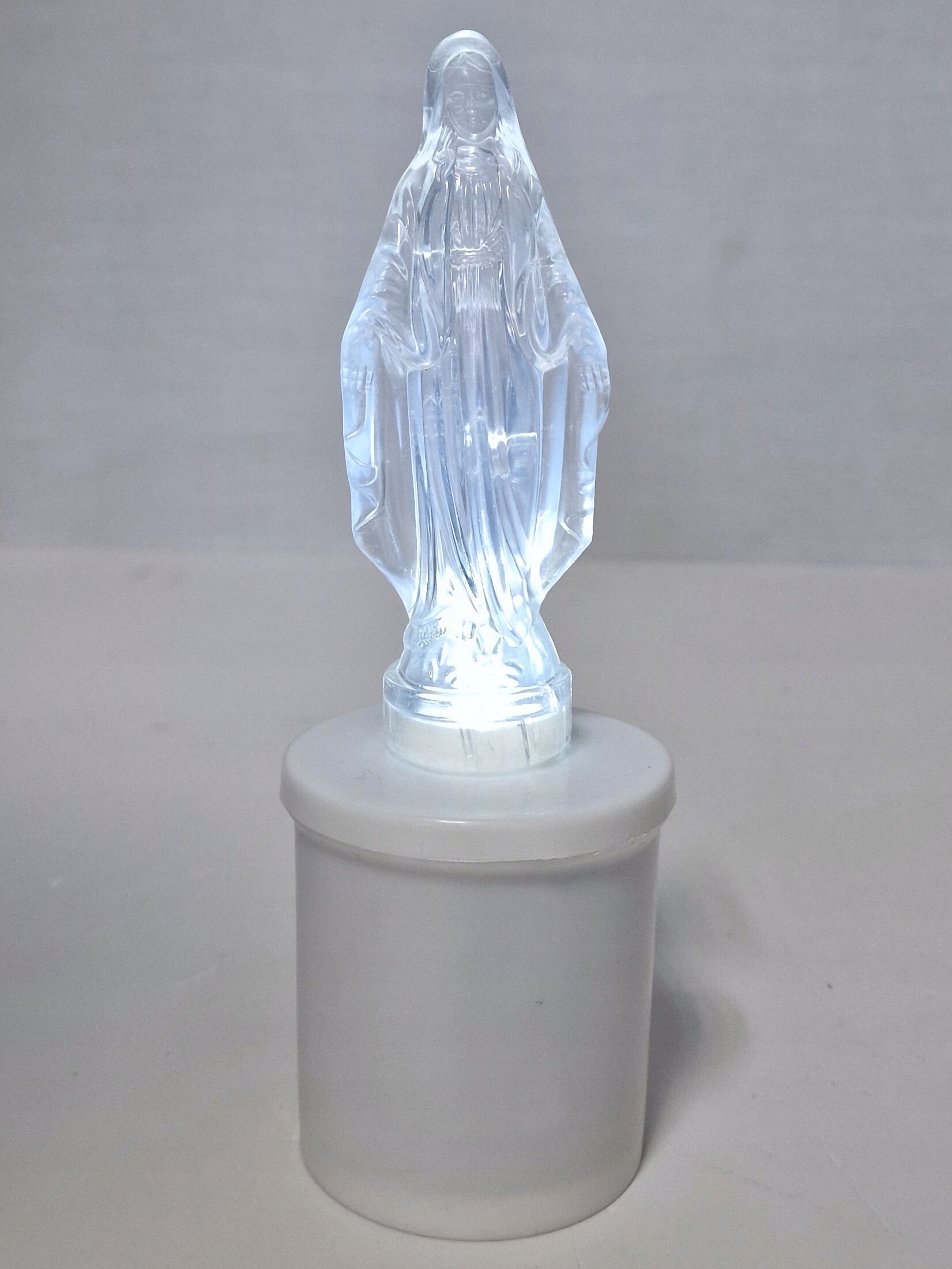 WKŁAD DO ZNICZY ZNICZA MATKA BOSKA NA BATERIE R14 DO 180DNI ZIMNY BIAŁY Rodzaj led