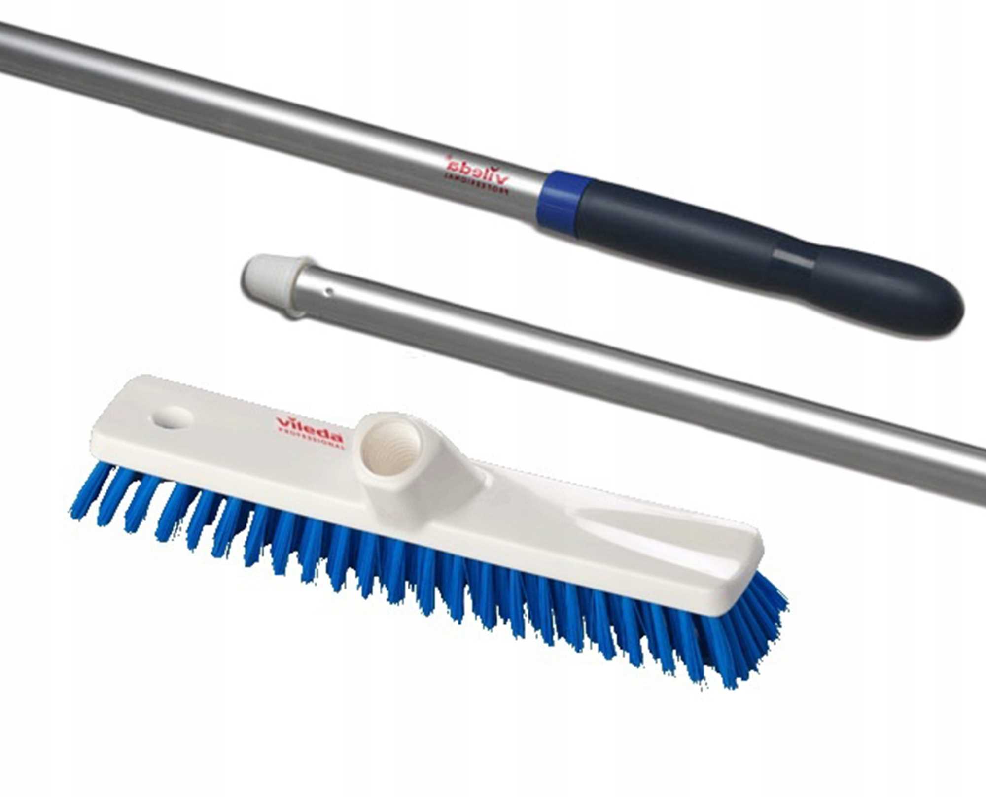 Levně Kartáč s tyčí Vileda Superior na drhnutí 30 cm hliníková tyč