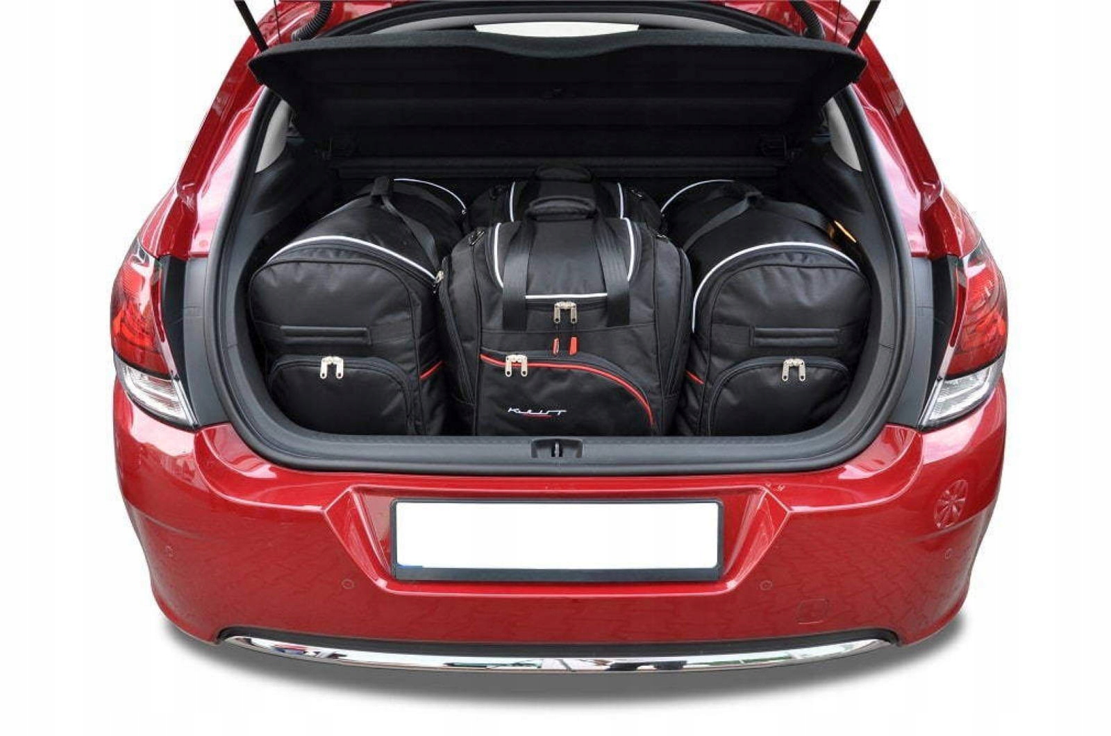 J&j Automotive Sada 4ks cestovných tašiek Sport pre Citroen C4 Hatchback 2