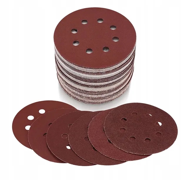 Papier Ścierny Na Rzep Do Szlifierki Oscylacyjnej Otwory P80 125MM 10szt