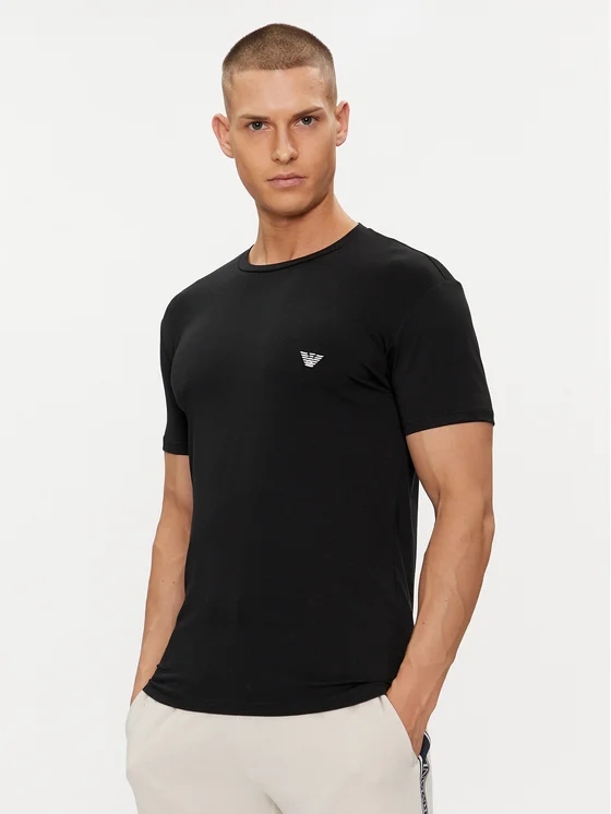 Emporio Armani Tričko 111971 4R522 00020 Černá Slim Fit L