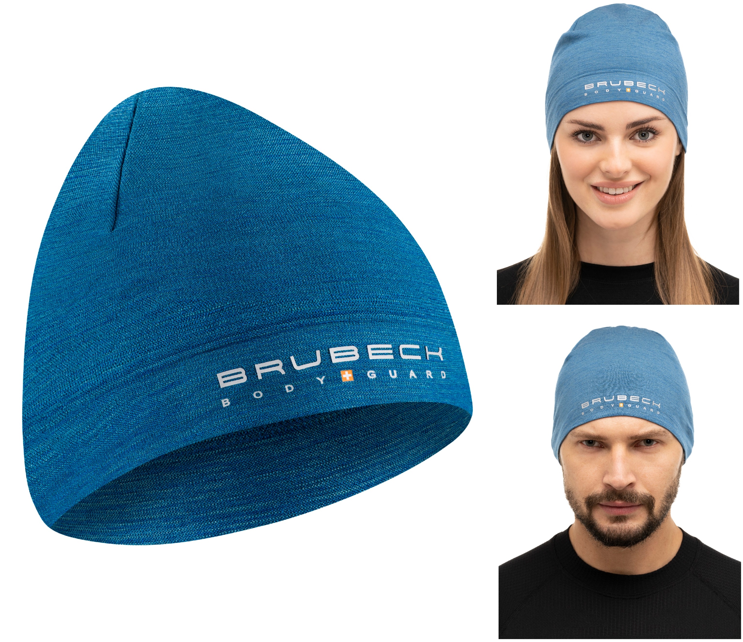 Brubeck Turystyczna Wełniana Czapka Z Merino -XL