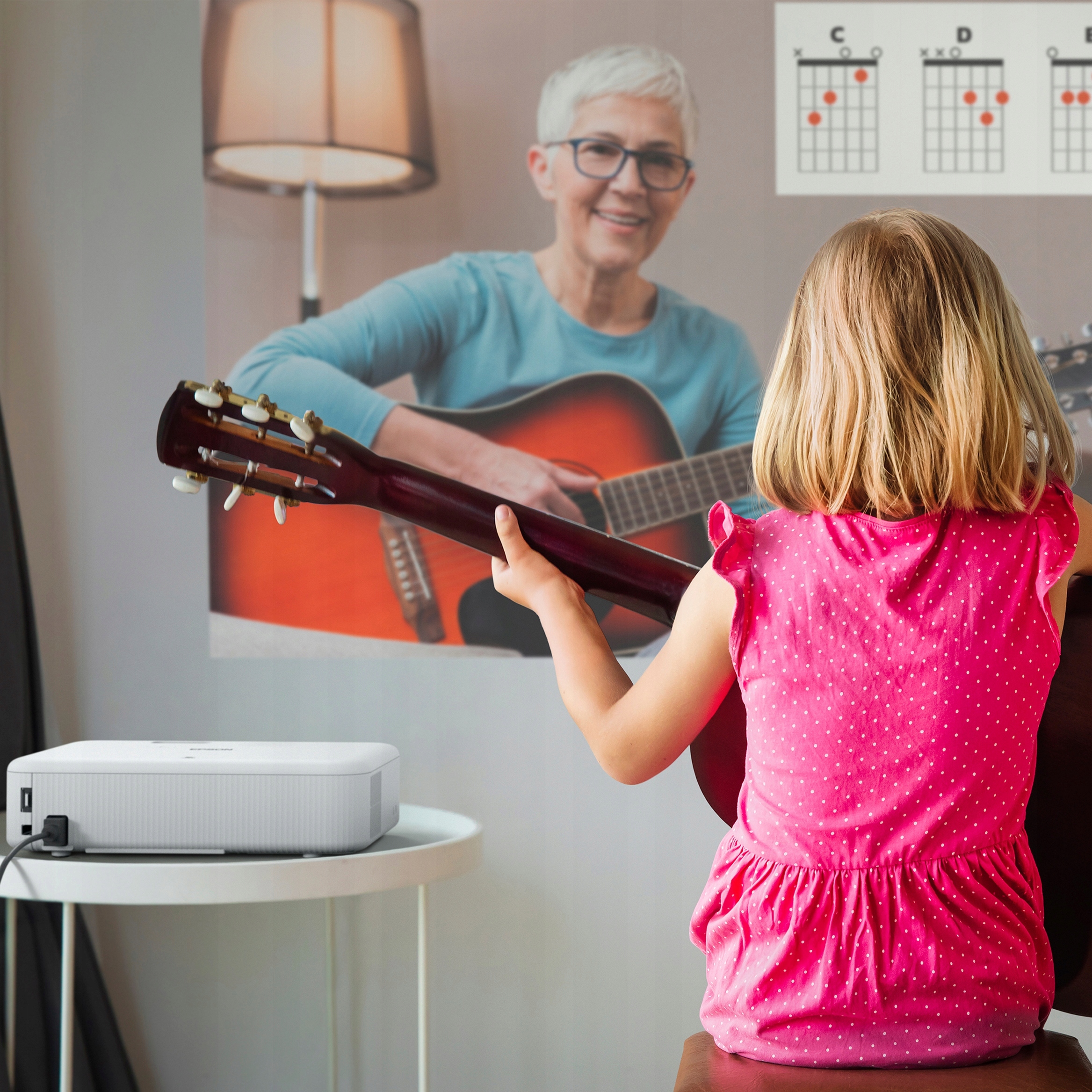 Rzutnik Projektor LCD Epson CO-FH02 3LCD FullHD Android TV GŁOŚNIKI + PILOT Kontrast (x:1) 22000