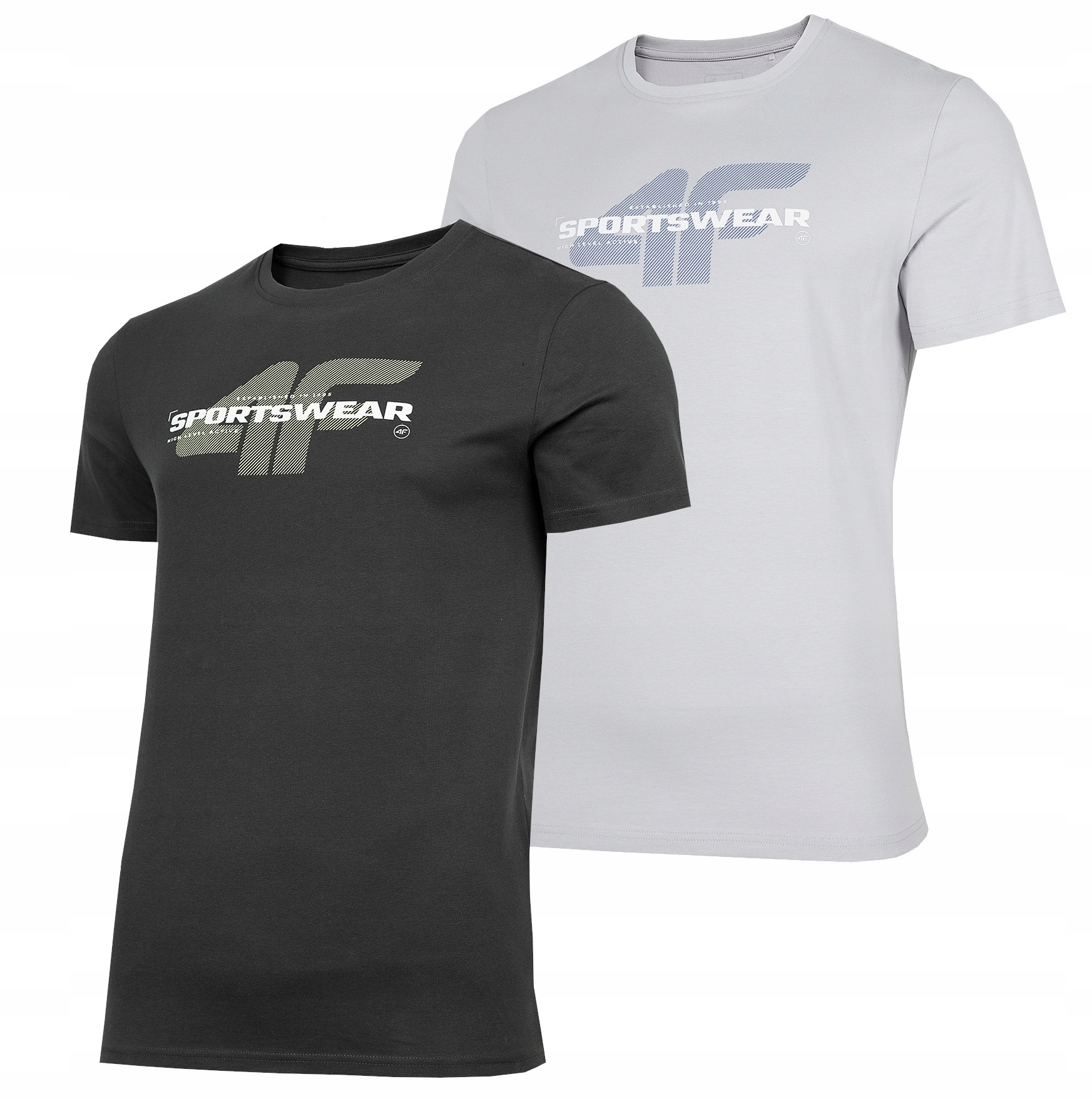 

Koszulka męska 4F T-shirt bawełna zestaw 2szt. L