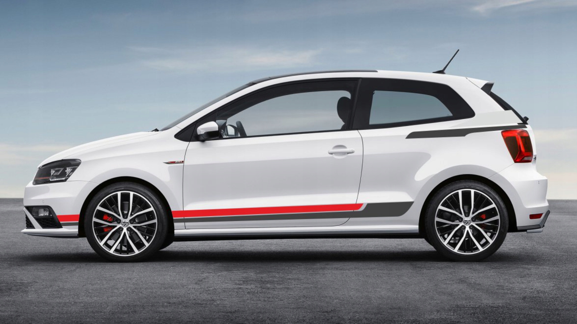 Samolepky na Vw Polo Pásy na bok 01