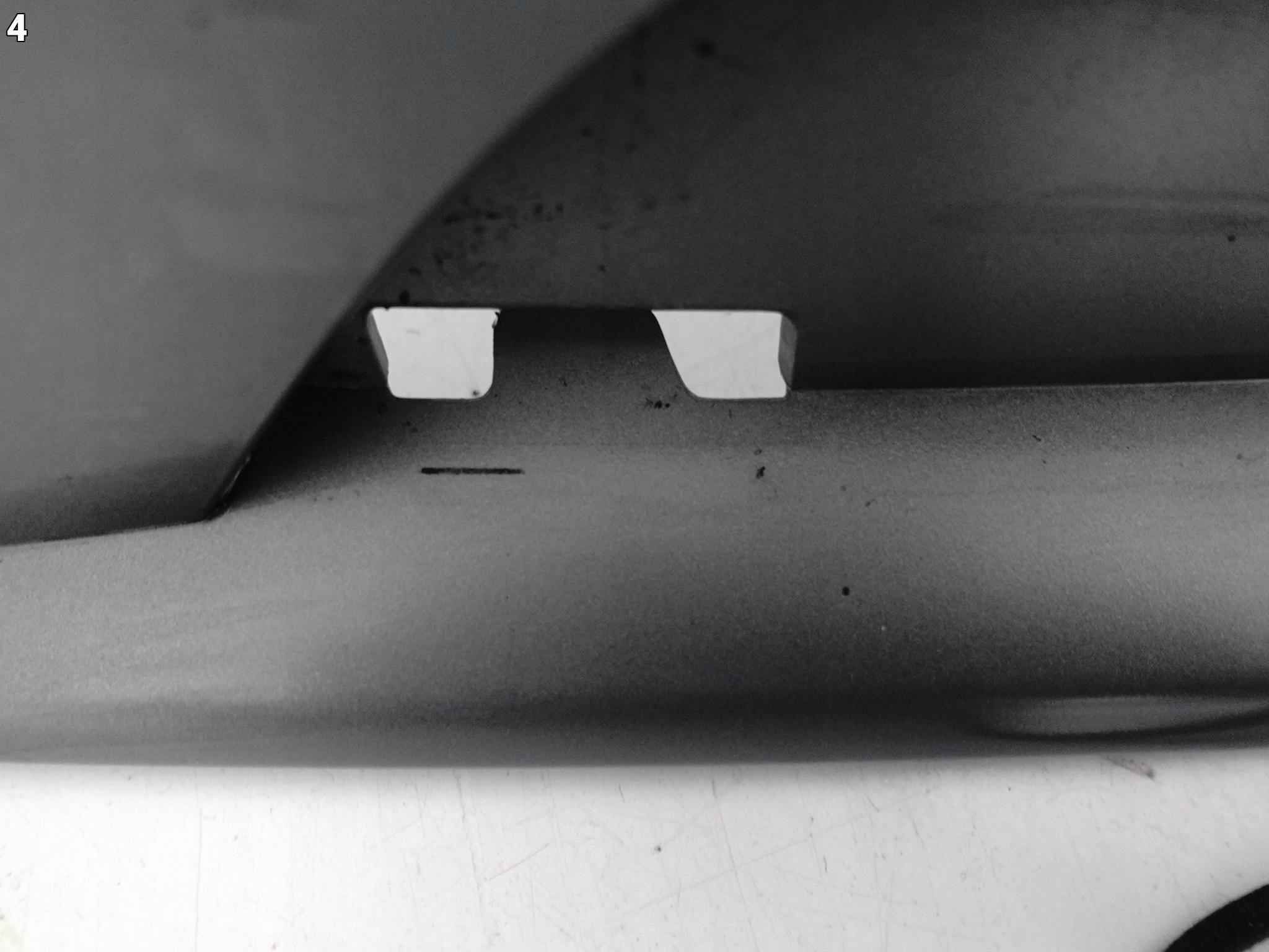 AUDI A6 S-LINE C7 4G0 11-14 SPOILER diffuser accessories W bumper rear part