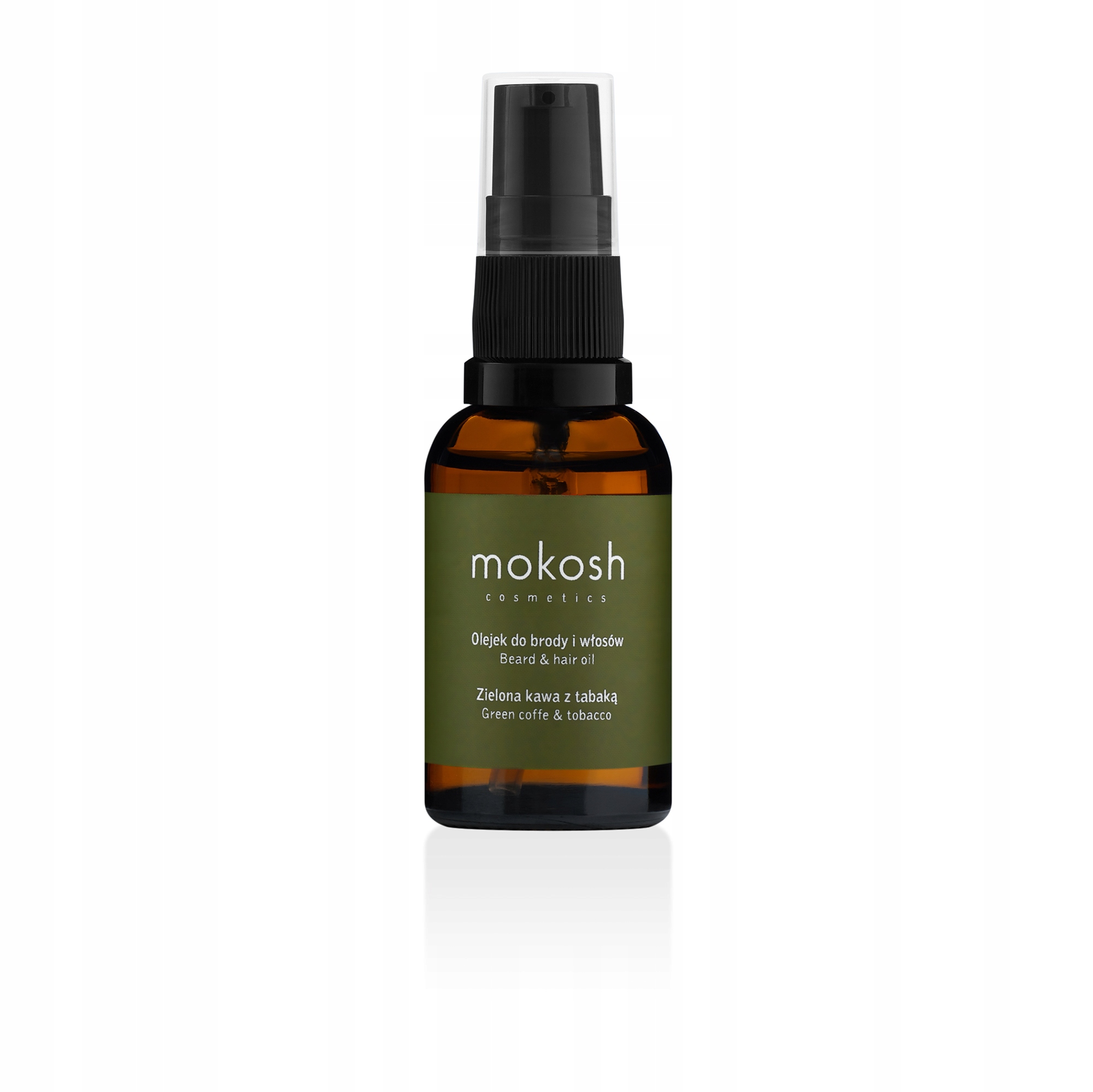 

Mokosh Olejek do brody Zielona kawa z tabaką 30 ml