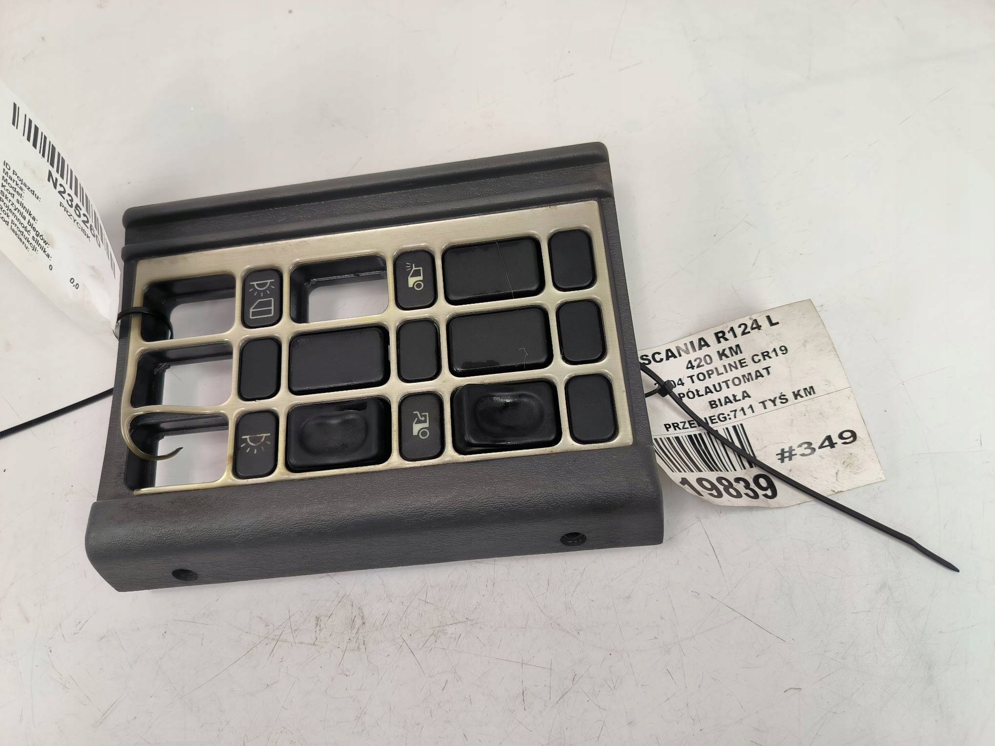 PANEL pulsantiera 1346903 SCANIA R 124