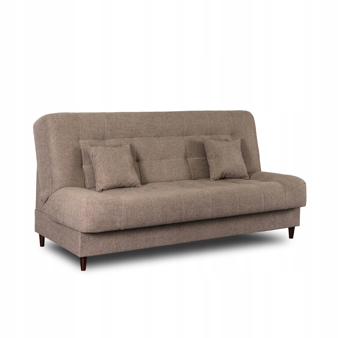 Béžová rozkládací pohovka s funkcí spaní Dvoumístná pohovka Nepal