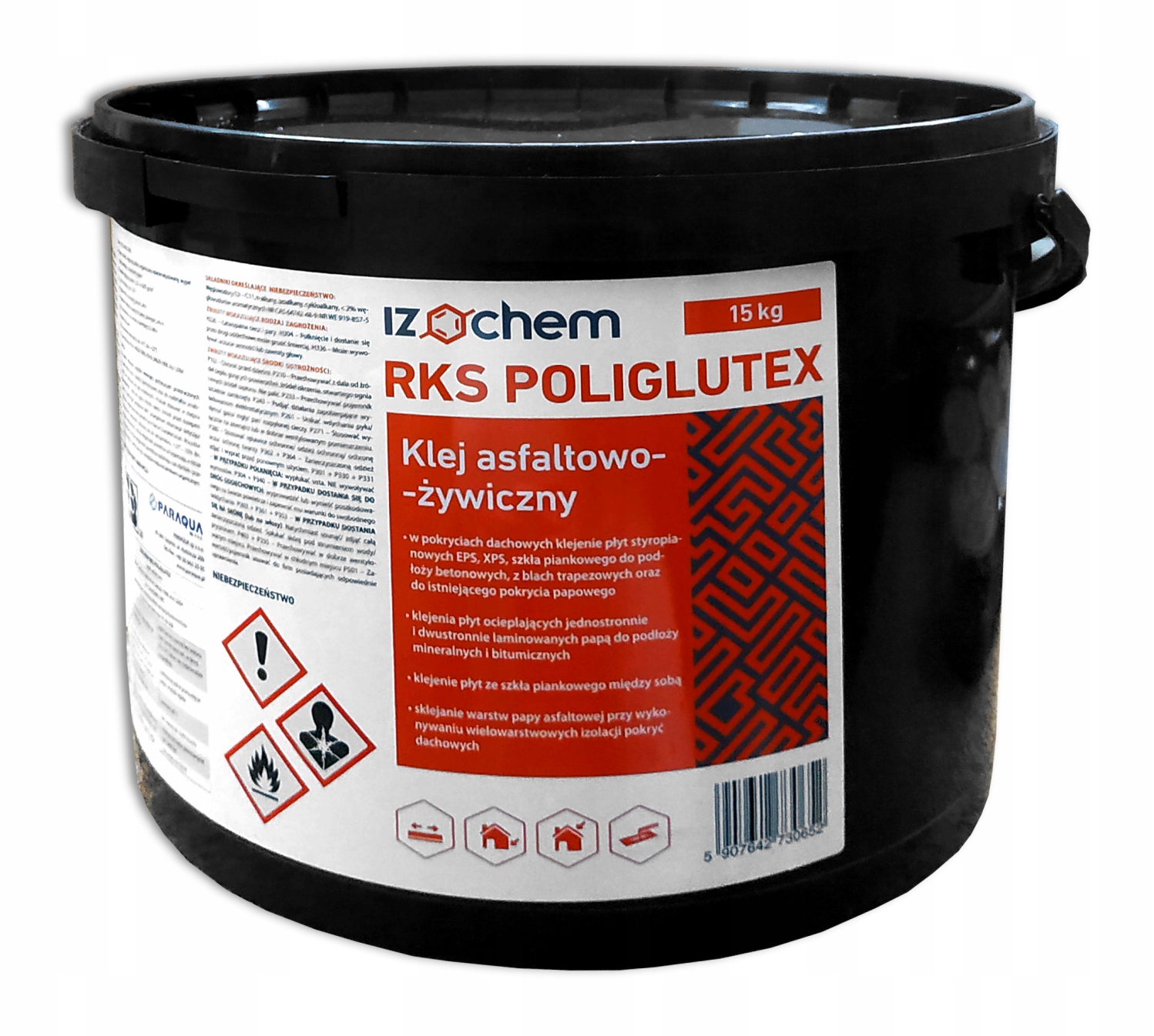 

Poliglutex | klej asfaltowo żywiczny Xps Eps 15 kg
