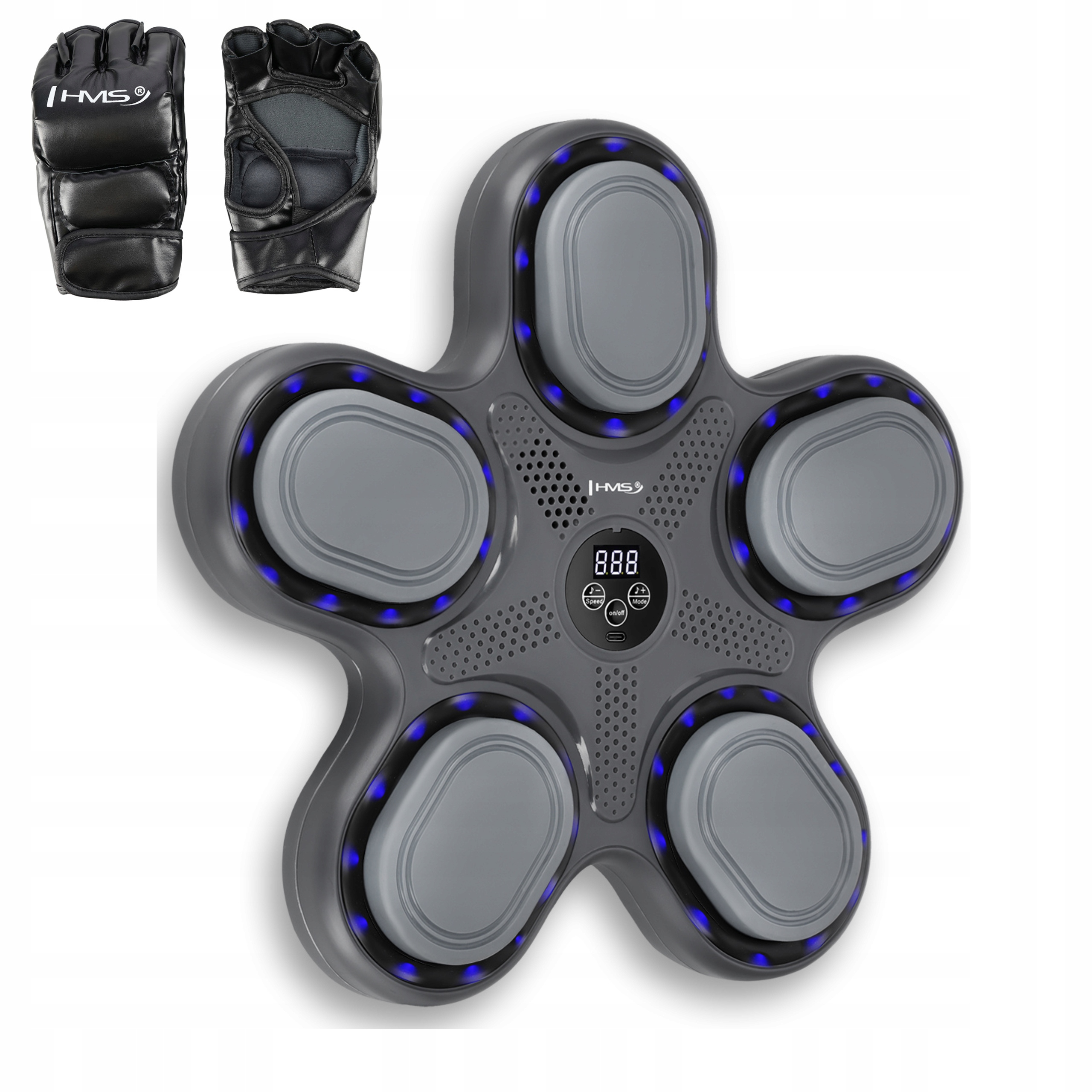 Elektronická nástěnná boxovací deska Bluetooth Led trénink Hms