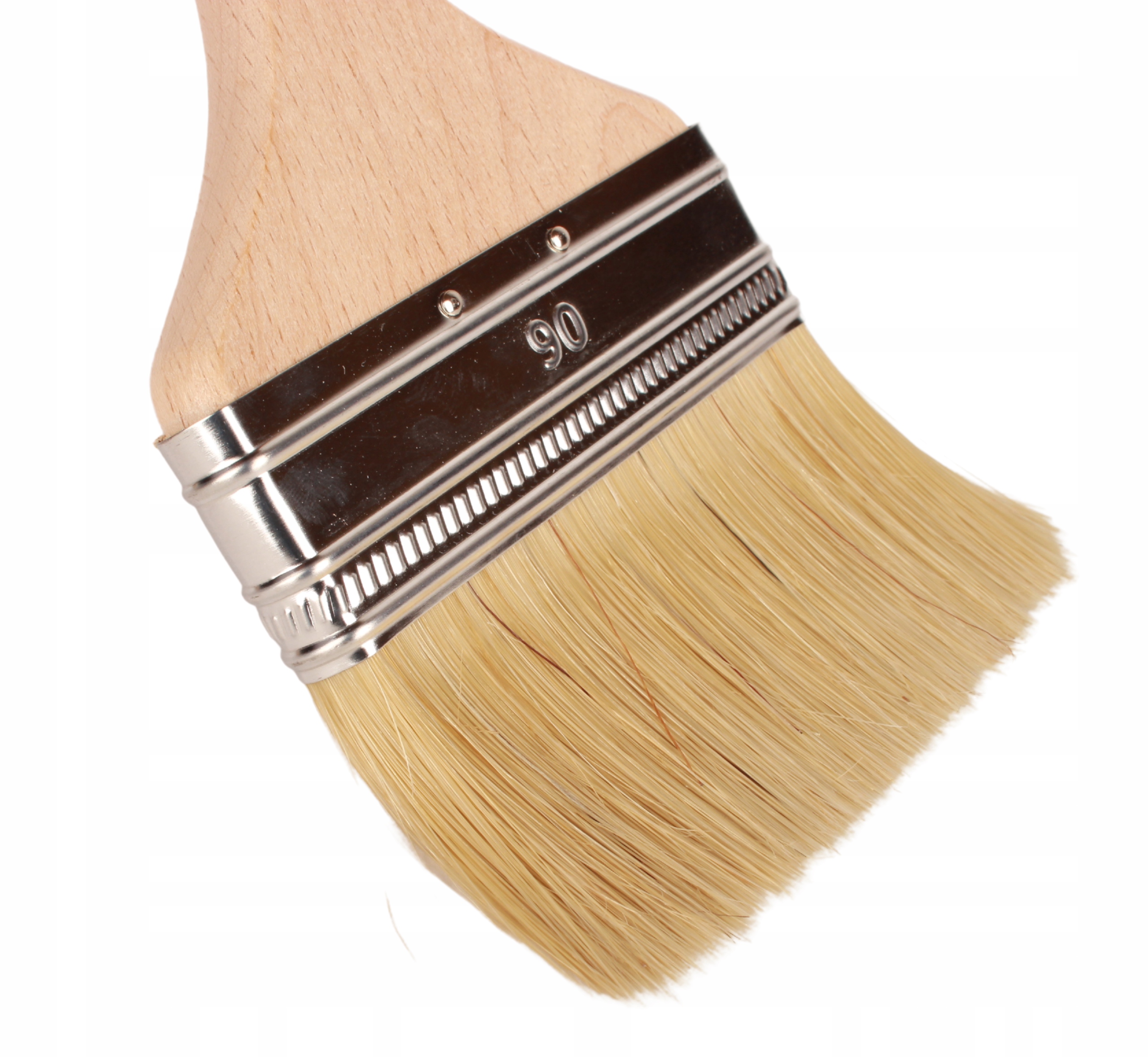 PĘDZEL ANGIELSKI 90mm PŁASKI MALARSKI NATURALNY