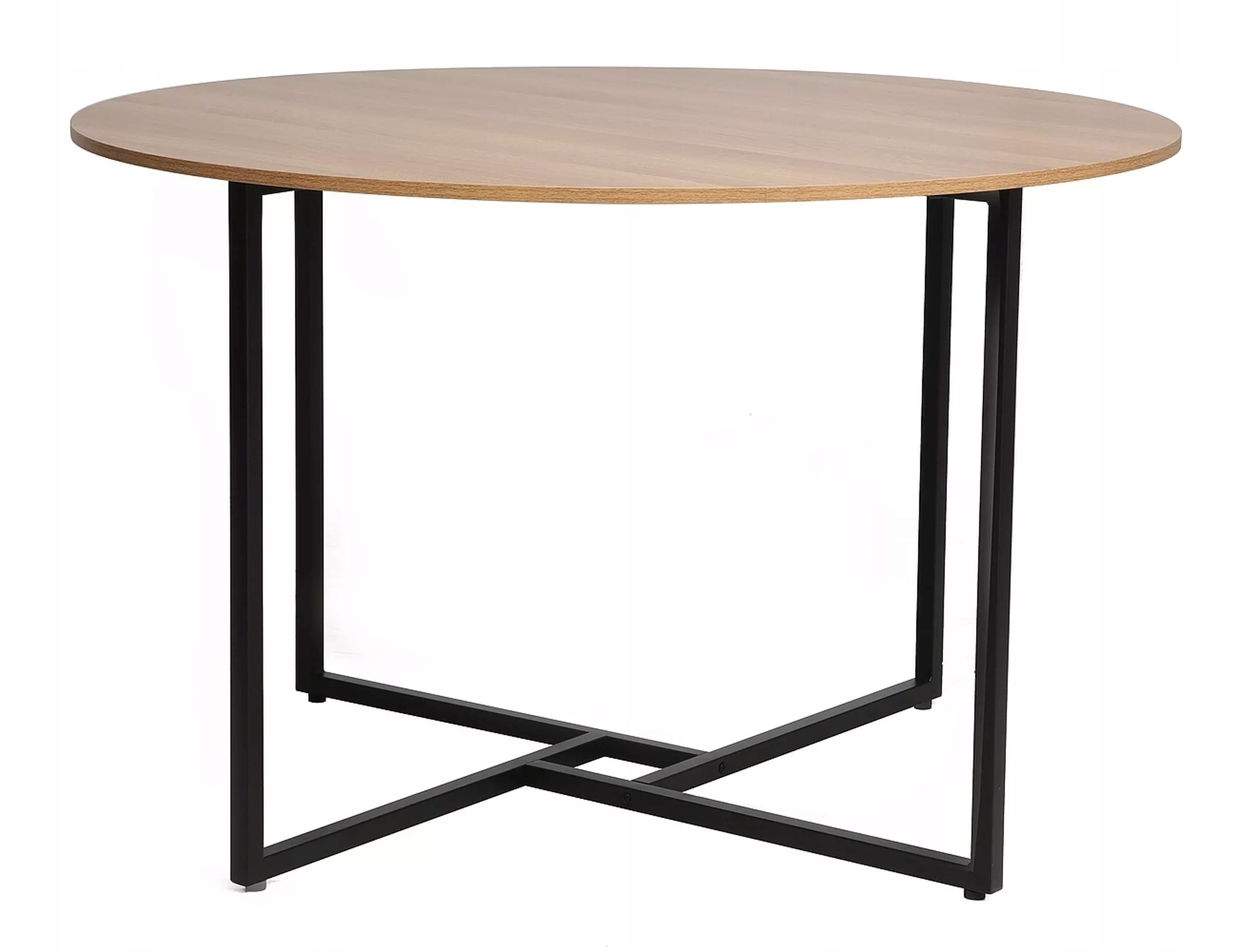 Stôl Alto dub/čierny fi 120 cm do kuchyne a jedálne Sig