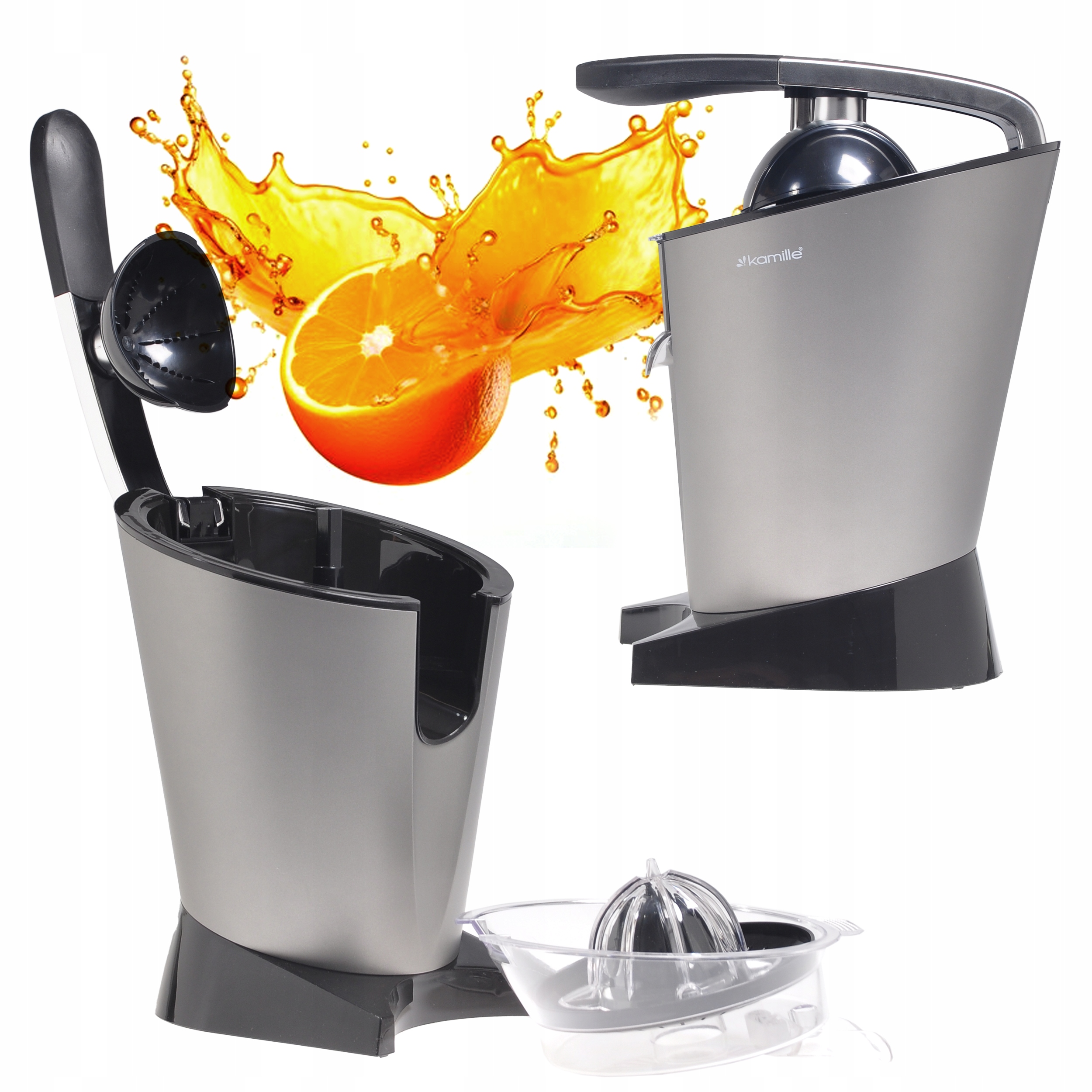 Lis na citrusy Kamille KM6739 stříbrný/šedý 300 W