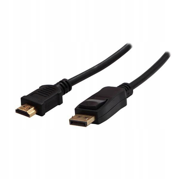 Przewód Logo DisplayPort M- HDMI M czarny