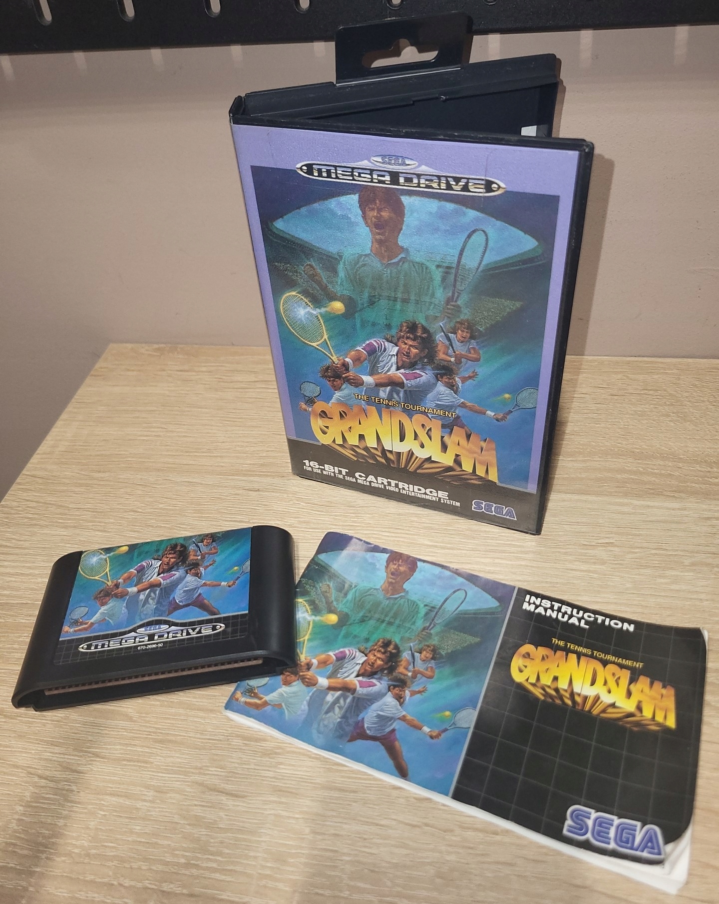 GRANDSLAM THE TENNIS TOURNAMENT - SEGA MEGA DRIVE SMD KOMPLET