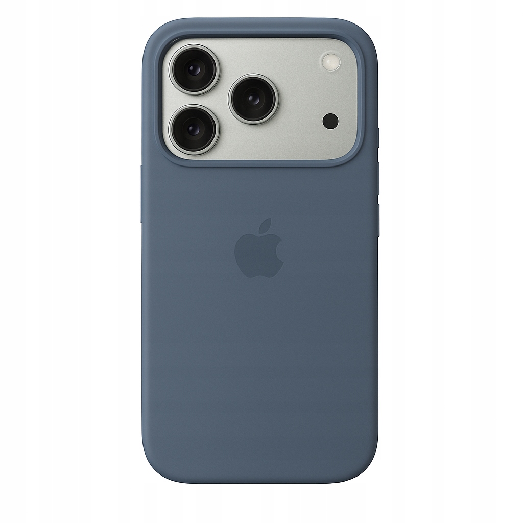 Silikonové pouzdro na iPhone 17 Pro Max Anchor Blue, námořnická modř