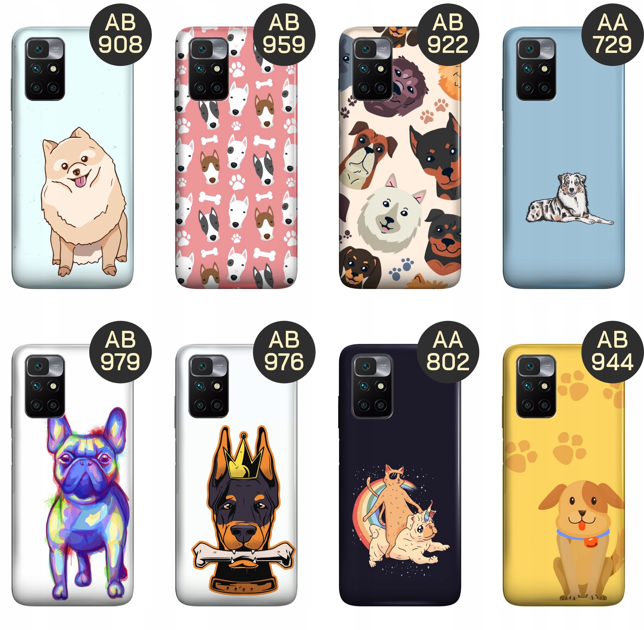 ETUI DO XIAOMI REDMI 10 WZORY PSY PIESKI PSIAKI OBUDOWA POKROWIEC CASE Dedykowana marka Xiaomi