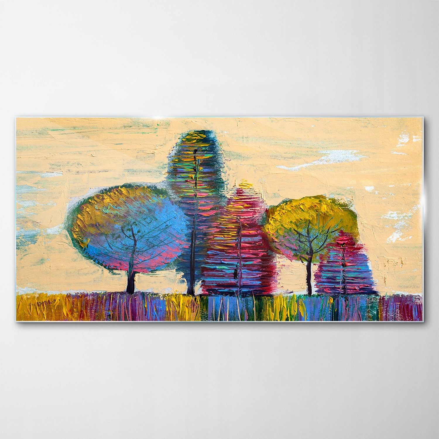 Obraz na skle Dekor Stromy Listy Príroda 120x60