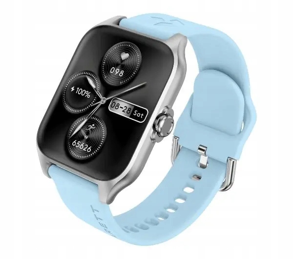 Chytré Hodinky Garett Grc Activity 2 52 mm Amoled stříbrné přídavný pásek