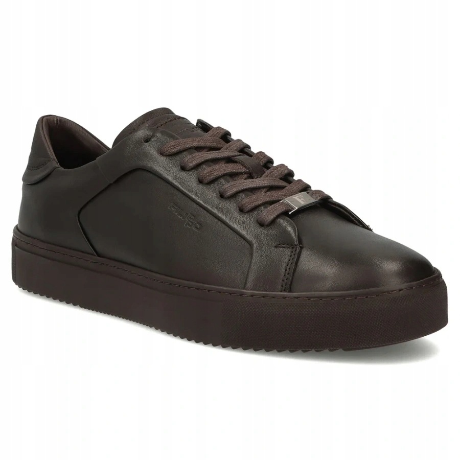 Kožené pánské polobotky tenisky hnědé Filippo MP8274 42