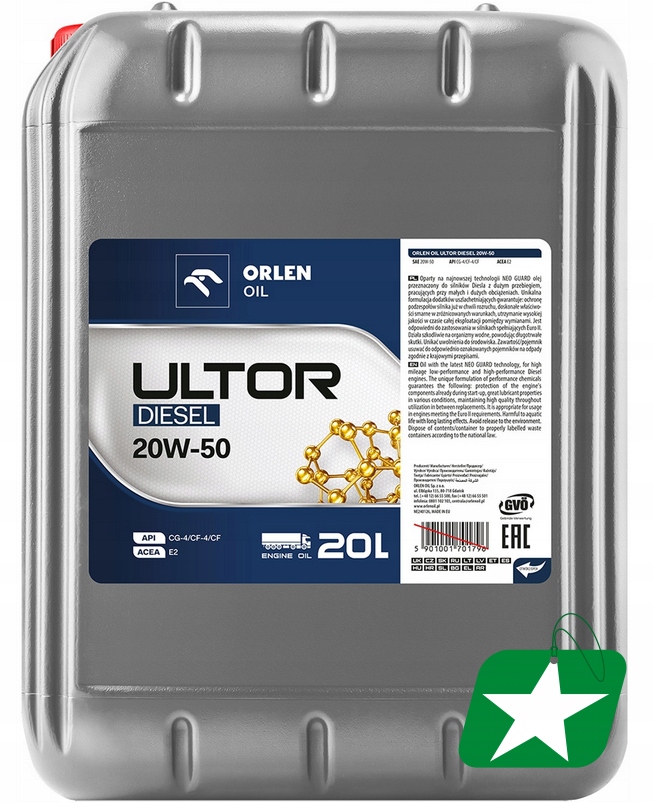 ORLEN ULTOR DIESEL 20W50 20L